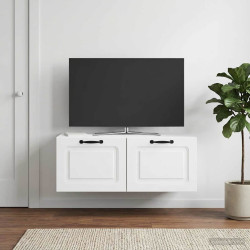 Gabinete de TV de parede branco 78,5 x 41 x 30 cm