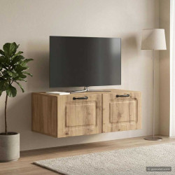 Gabinete de TV de parede 78,5 x 41 x 30 cm carvalho arttisan