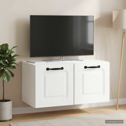 Gabinete de TV de parede branco 59,5 x 31 x 30 cm