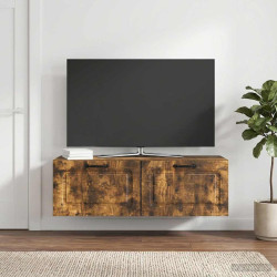 Gabinete de TV de parede carvalho fumado 98 x 31 x 30 cm