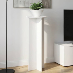 Suporte para plantas 2 unid. branco brilhante ø40 x 100 cm