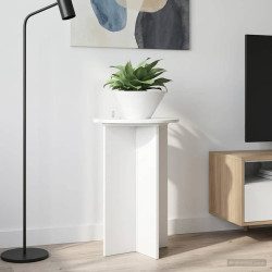 Suporte para plantas 2 unid. branco brilhante ø40 x 60 cm