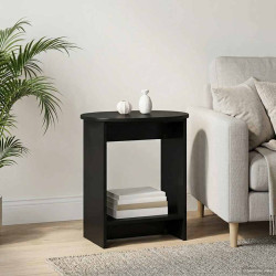 Mesa lateral preto 50 x 39,5 x 55 cm derivados de madeira
