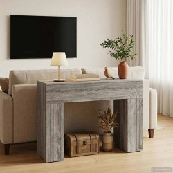 Mesa de centro sonoma cinzento 102 x 35 x 75 cm