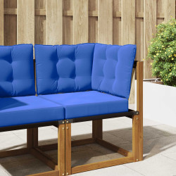 Almofada para sofá externo poliéster azul royal 60 x 40 x 10 cm