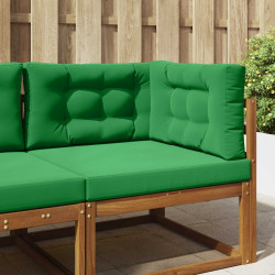 Almofada para sofá externo poliéster verde 80 x 80 x 8 cm