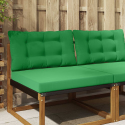 Almofada para sofá externo poliéster verde 80 x 68,5 x 8 cm