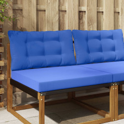 Almofada para sofá externo poliéster azul royal