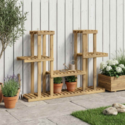 Suporte para plantas branco 123 x 25 x 78,5 cm