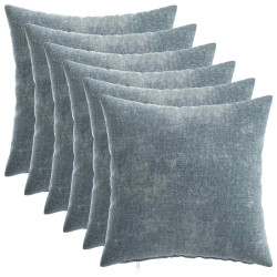 Capa almofada 6 unid. heerlen azul-claro 30 x 30 cm