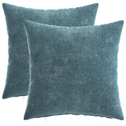Capa almofada 2 unid. heerlen azul 35 x 35 cm tecido chenille