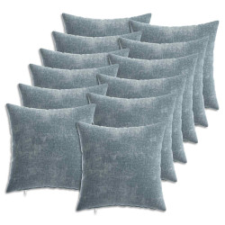 Capa almofada 12 unid. heerlen azul-claro 40 x 40 cm