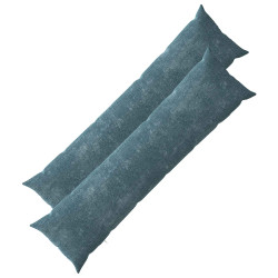 Capa almofada 2 unid. heerlen azul 40 x 145 cm tecido chenille