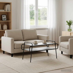 Mesa de centro sonoma cinzento 100 x 50 x 51 cm