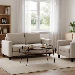 Mesa de centro carvalho fumado 100 x 50 x 51 cm