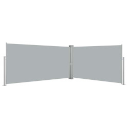 Toldo lateral retrátil, 160 x 600 cm, cinzento