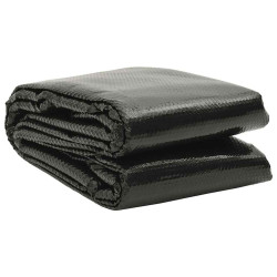 Cobertura para piscina 400x200 cm PE preto
