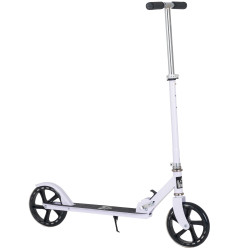 Trotinete Dobrável para Crianças de 7 a 14 Anos Trotinete Infantil com Guiador Ajustável em 4 Níveis e Travão 88x37x75-100cm Bra