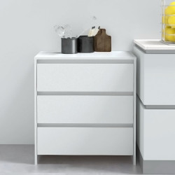 Aparador 70x41x75 cm derivados de madeira branco