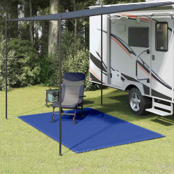 Tapete de campismo para tenda 250x300 cm azul