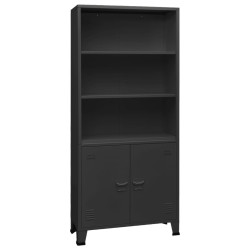 Estante industrial 80x32x180 cm aço antracite