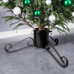 Suporte para árvore de natal 58x58x21 cm preto