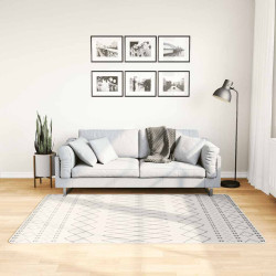 Tapete lavável 120x180 cm preto e branco