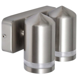 41103 Candeeiro LED de parede down com forma cónica aço inoxidável