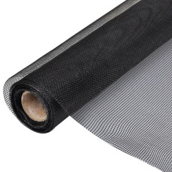 Rede mosquiteira em fibra de vidro 100x500 cm preto