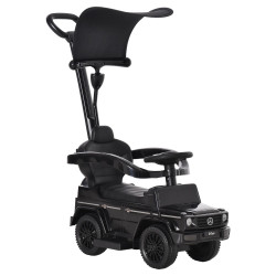 Carro de Passeio Carro Andador para Crianças acima de 12 Meses Mercedes G350 com Buzina Capô Removível Encosto e Suporte de Prot