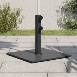 Base de guarda-sol para postes de ø32/38/48 mm 17 kg quadrado