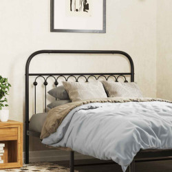 Cabeceira de substituição 107 cm metal preto