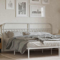 Cabeceira de substituição 200 cm metal branco