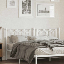 Cabeceira de substituição 180 cm metal branco