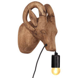 Candeeiro de parede formato de animal 25 w 15x24x25 cm e27