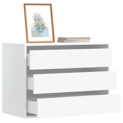 Cómoda 80x41x58 cm derivados de madeira branco