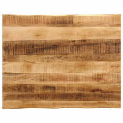 Tampo de mesa c/borda viva 100x80x3,8cm mangueira áspera maciça