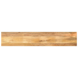Tampo de mesa retangular 180x20x3,8 cm mangueira maciça