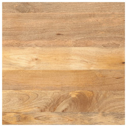 Tampo de mesa quadrado 70x70x3,8 cm mangueira maciça