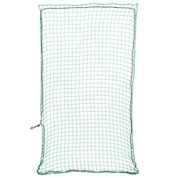 Rede para reboque com corda elástica 3,5x2 m PP verde