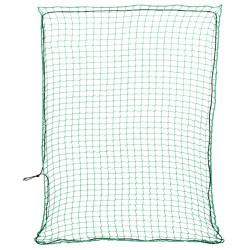 Rede para reboque com corda elástica 3,5x3 m PP verde