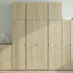 Armário alto 80x42,5x249cm derivados de madeira carvalho sonoma
