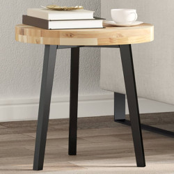 Tampo de mesa redondo ø40x4 cm madeira de acácia maciça
