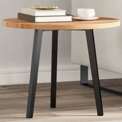 Tampo de mesa redondo ø50x2 cm madeira de acácia maciça