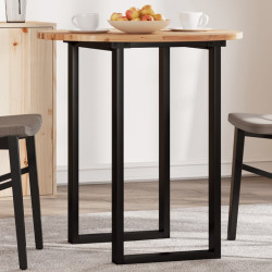 Tampo de mesa redondo ø70x2 cm madeira de acácia maciça