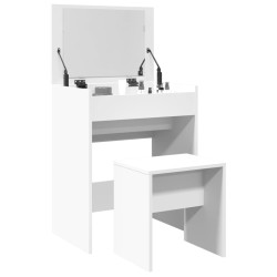 Toucador e banco 60x40x113,5 cm branco