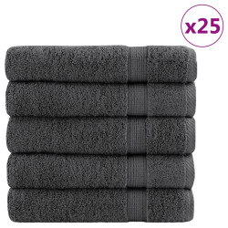 Toalhas banho premium solund 25pcs 70x140cm 600gsm antracite