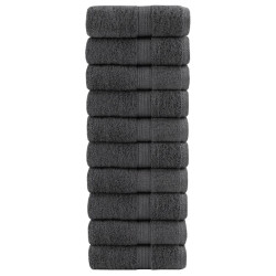 Toalhas de bidé premium solund 10pcs 30x50cm 600 gsm antracite