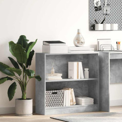 Estante 80x24x75 cm contraplacado cinzento cimento
