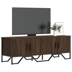 Móvel de TV 122x34x41 cm derivados de madeira carvalho castanho
